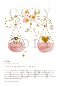 Libra A4 Digital Print