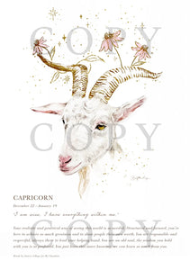 Capricorn A4 Print