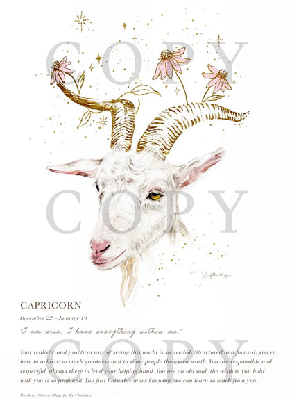 Capricorn A4 Print