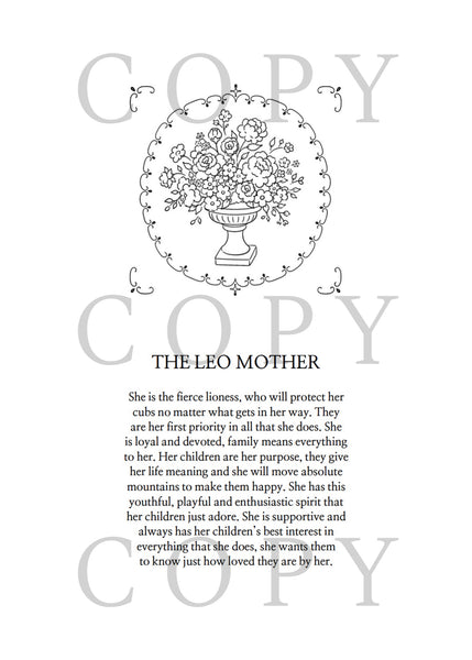 mothers of the zodiac prints