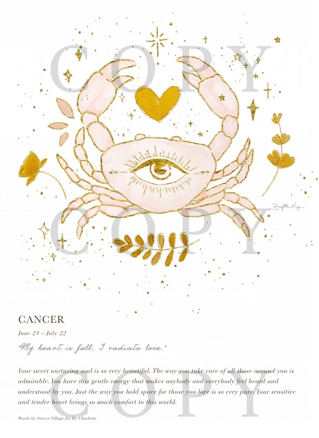 Cancer A4 Digital Print