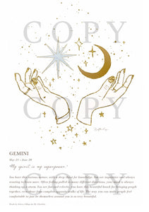 Gemini A4 Digital Print