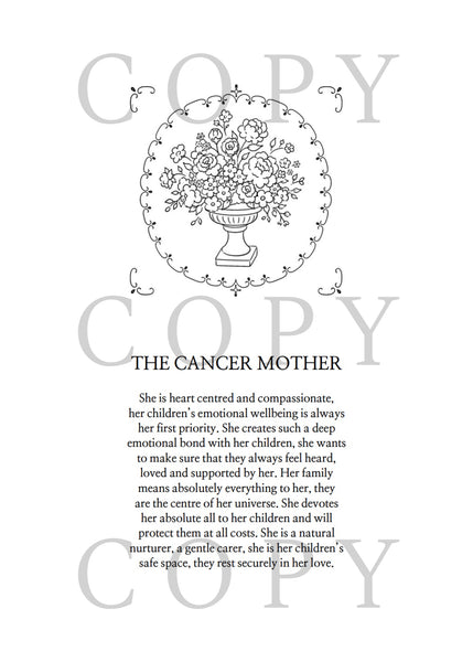 mothers of the zodiac prints