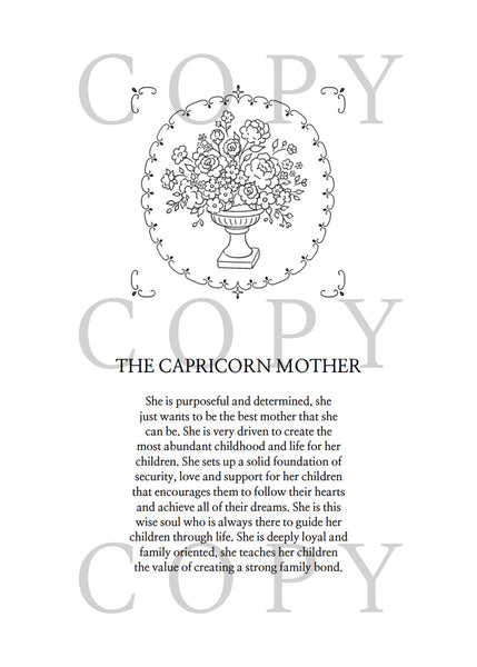 mothers of the zodiac prints