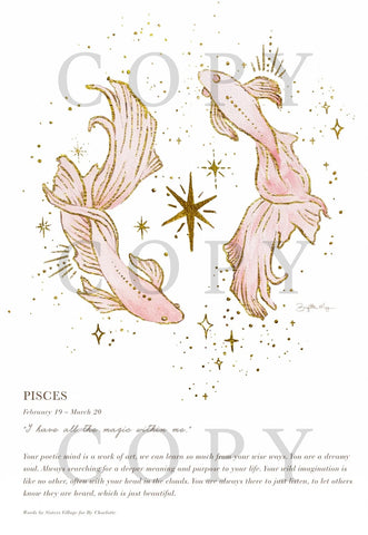 Pisces A4 Print