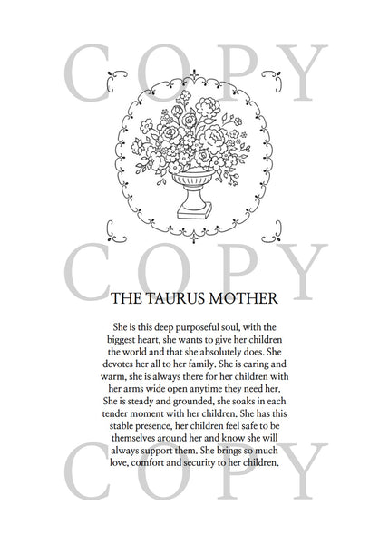 mothers of the zodiac prints
