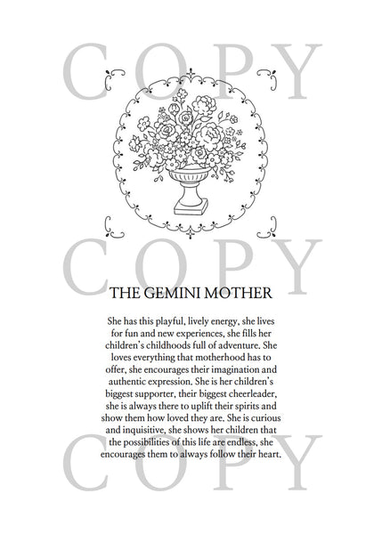 mothers of the zodiac prints
