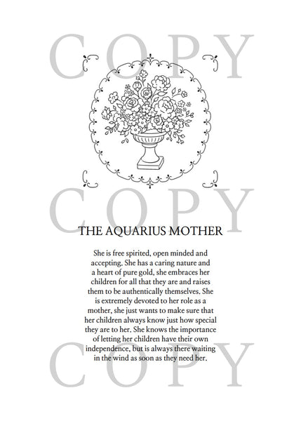 mothers of the zodiac prints