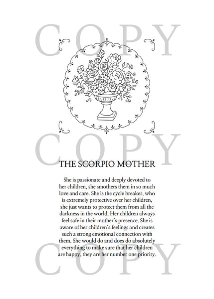 mothers of the zodiac prints
