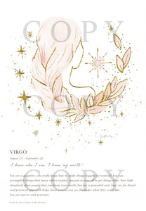 Virgo A4 Digital Print