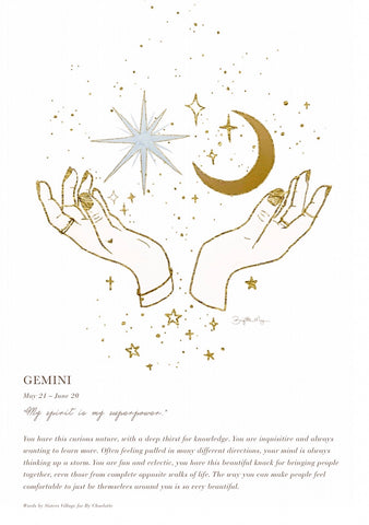 Gemini A4 Digital Print