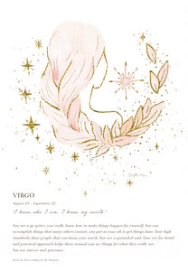 Virgo A4 Digital Print